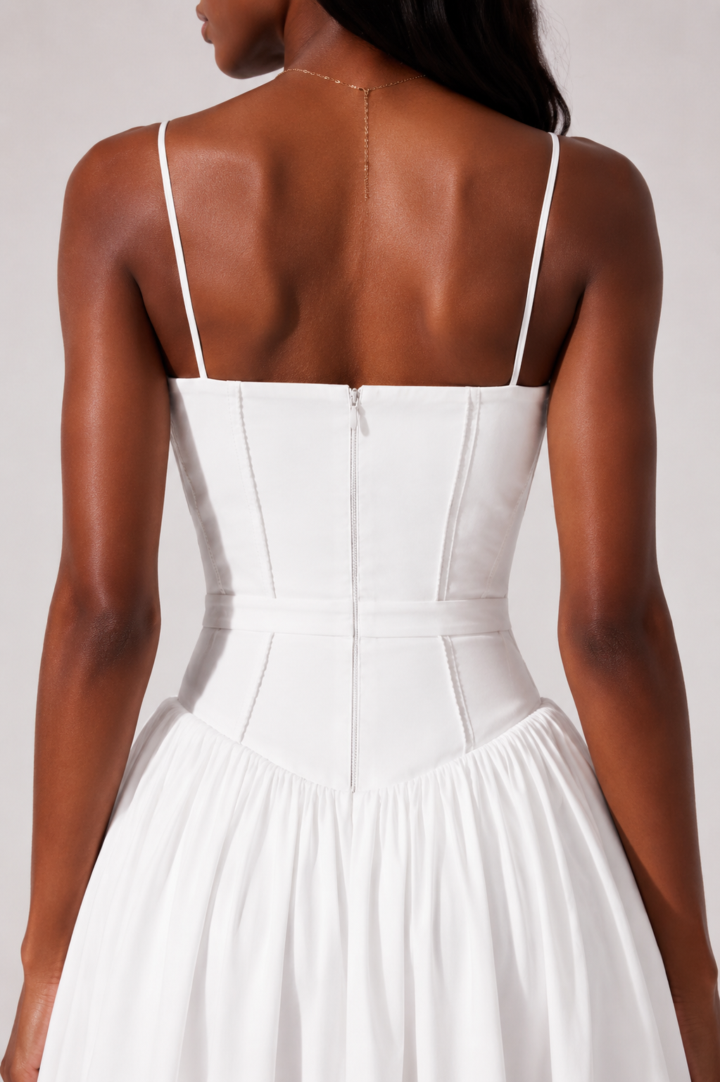 Robe longue corset