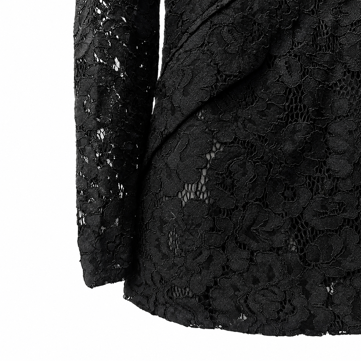 L’Ensemble Dentelle — Lace Blazer & Flared Trouser Set