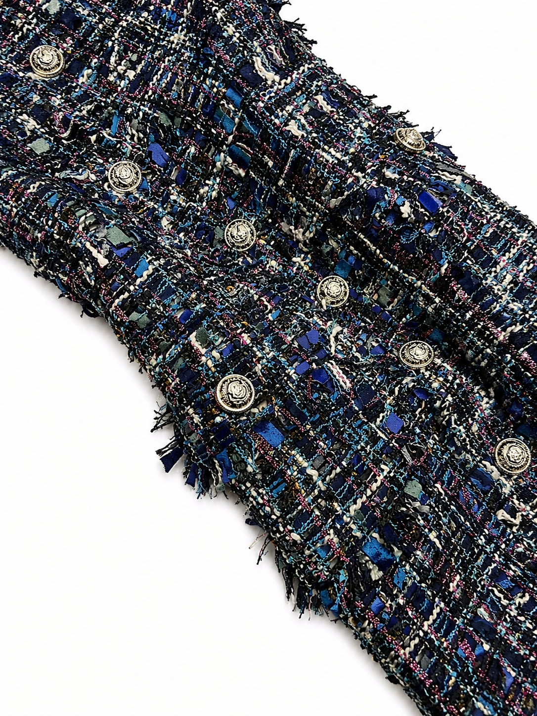 La Robe Tweed Bleu