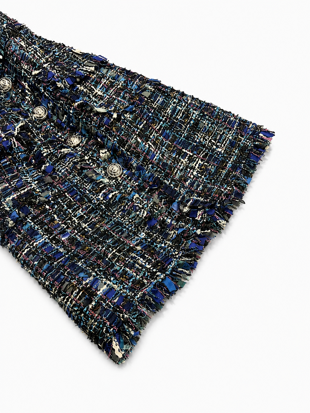 Das blaue Tweedkleid