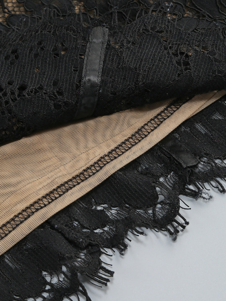 The Midnight Lace Dress