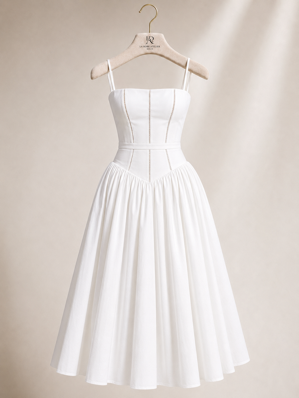 Robe longue corset