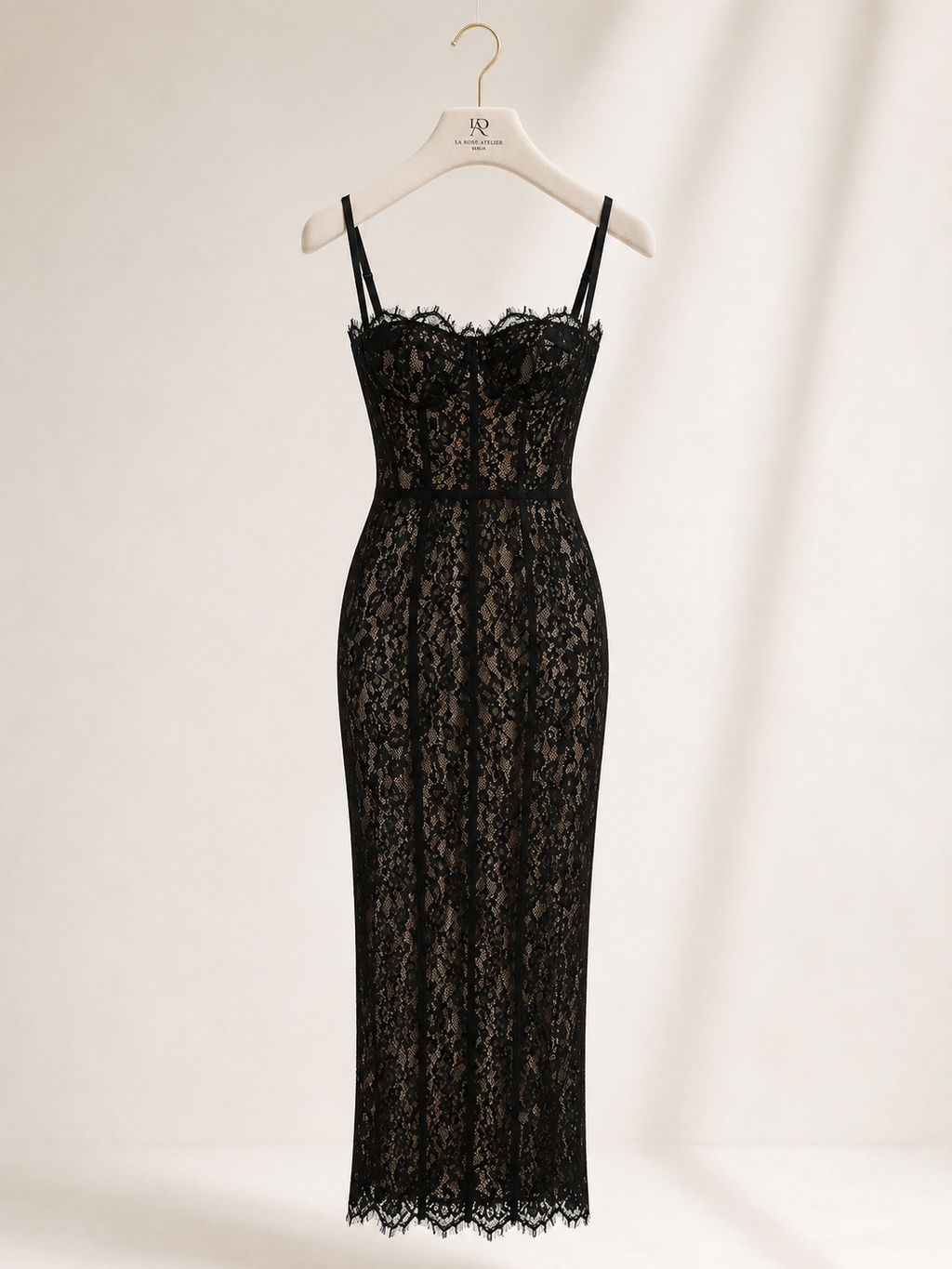 The Midnight Lace Dress