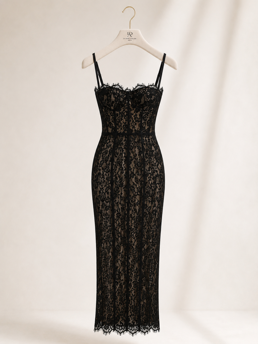 The Midnight Lace Dress