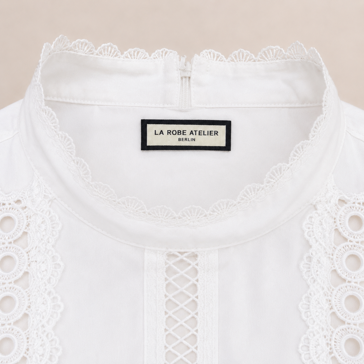 Hollow Lace A-Line Midi Dress