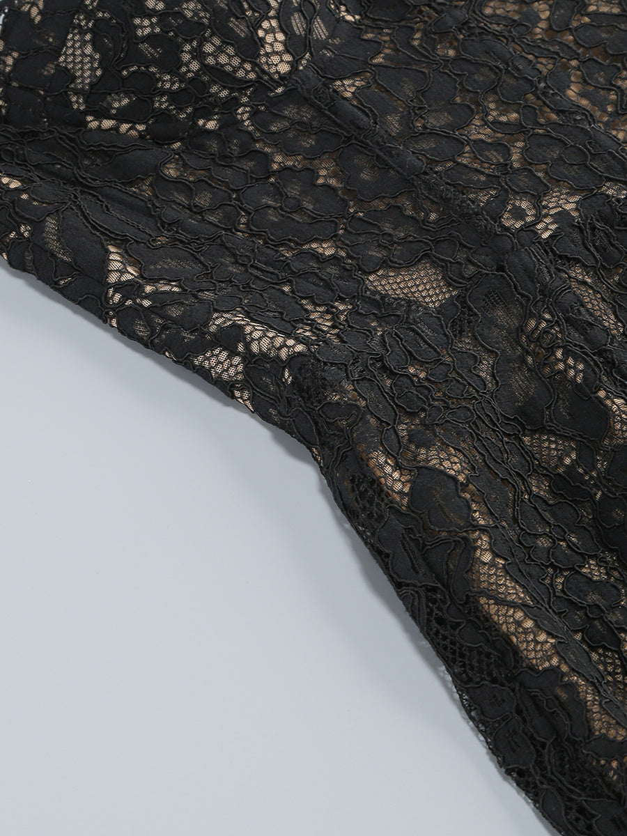 The Midnight Lace Dress