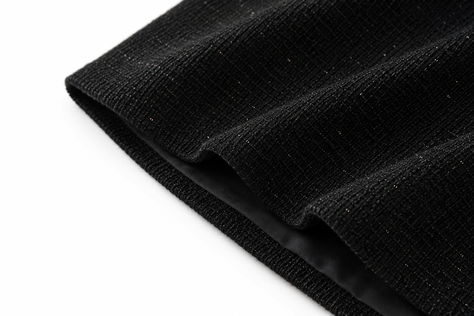 La Robe Joaillerie – Tweed-Minikleid mit Perlenverzierung in Schwarz