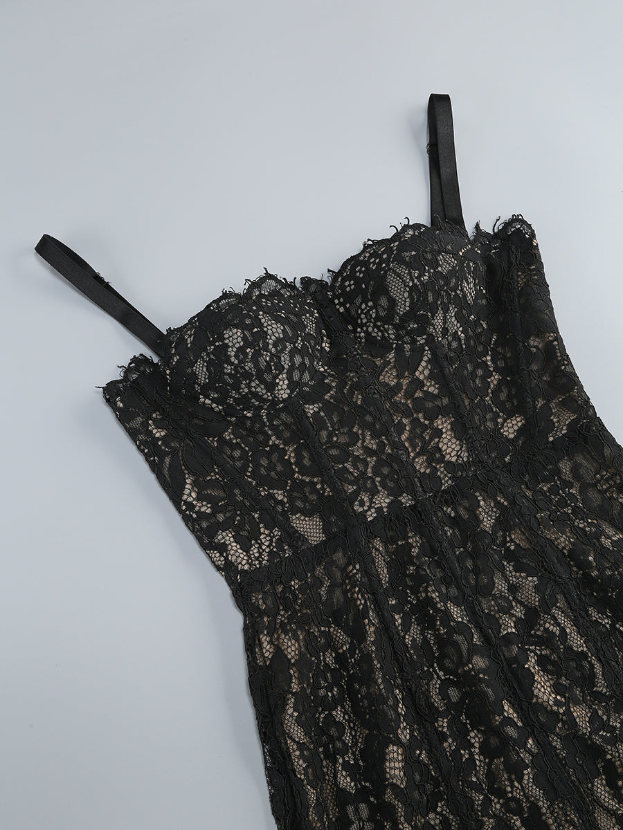 The Midnight Lace Dress