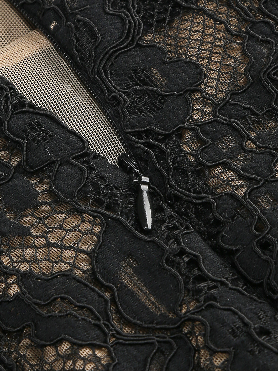 The Midnight Lace Dress