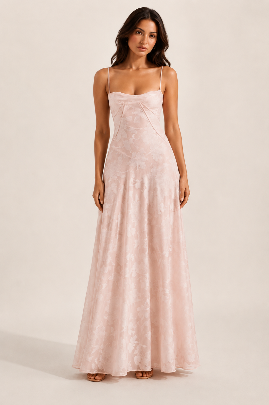 Sage Bloom Maxi Dress