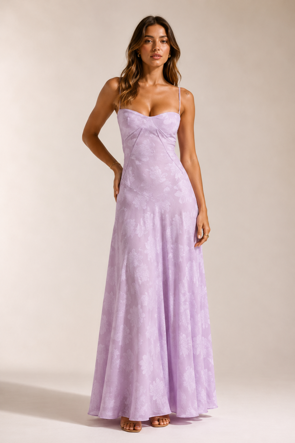 Sage Bloom Maxi Dress