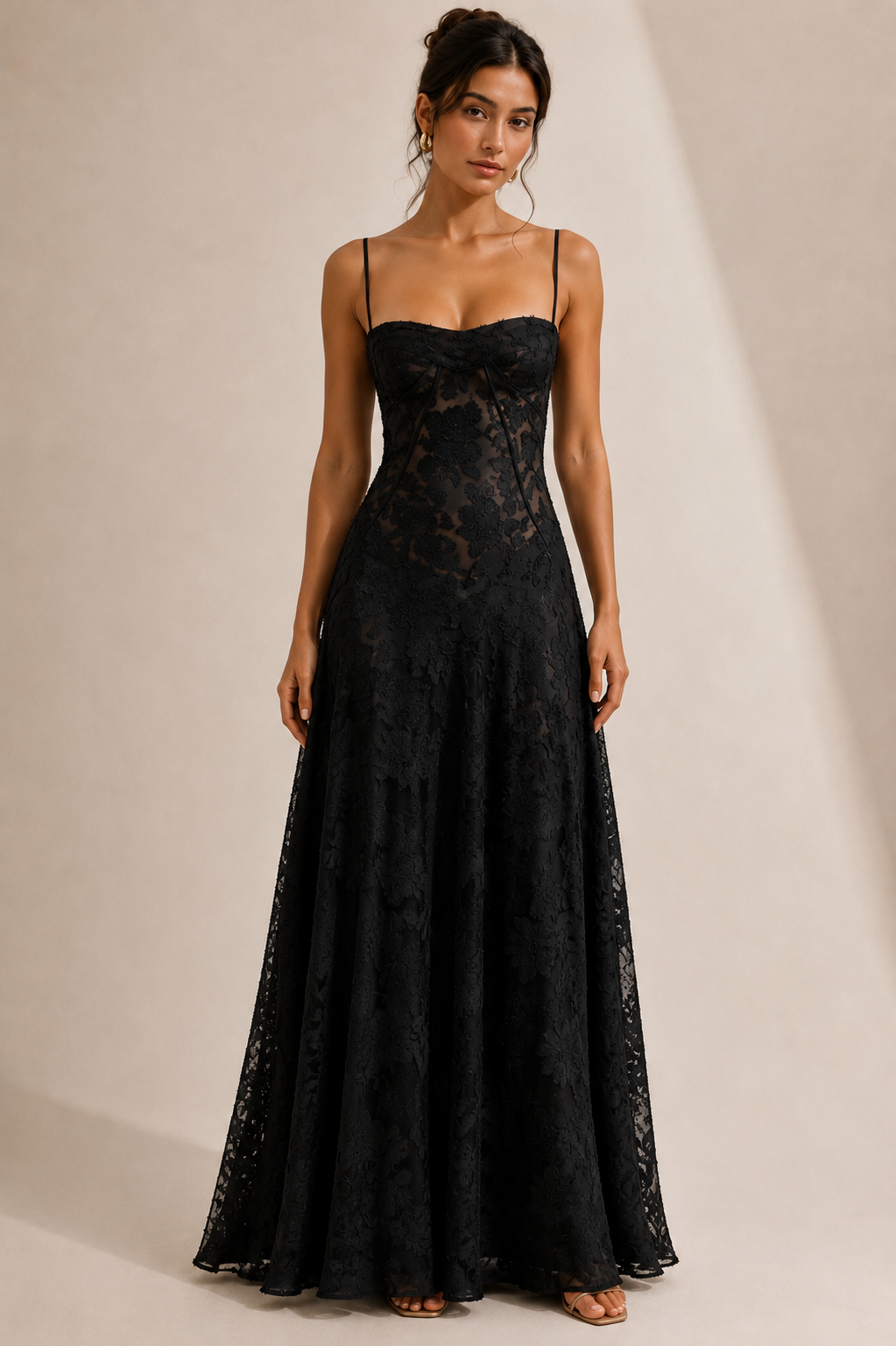Sage Bloom Maxi Dress